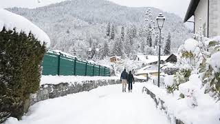 A Snowy Day Around Samoens Village [upl. by Wiltz]