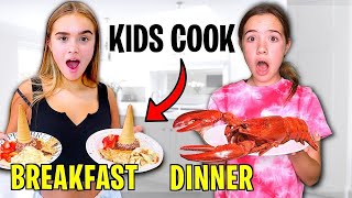 KIDS COOK FOR 24 HOURS BAD IDEA [upl. by Tirb]