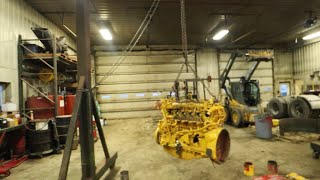 John Deere 68 Liter Engine disassembly [upl. by Katheryn111]