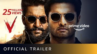 V  Official Trailer  Nani Sudheer Babu Aditi Rao Hydari Nivetha Thomas  Sept 5 [upl. by Nylasoj]