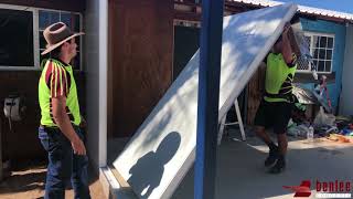 Structural Insulated Panel House Extension Timelapse [upl. by Eifos]