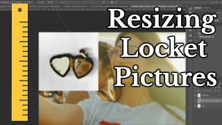 How to Resize Pictures for Any Locket Necklace [upl. by Zechariah]