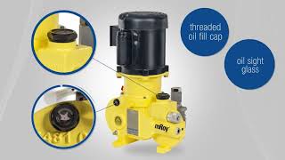 Milton Roy mROY Chemical Metering Pump [upl. by Uhsoj255]