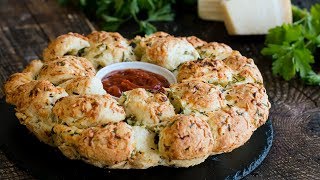 Garlic Cheese Monkey Bread [upl. by Sundin]