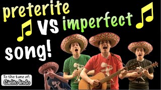 Preterite Vs Imperfect Song Cielito Lindo [upl. by Nnylylloh]