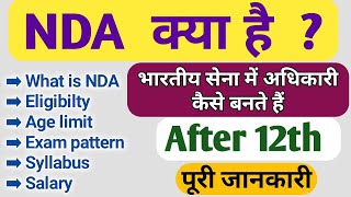 NDA kya hai full information in Hindi  syllabus  NDA eligibility criteria  Exam pattern [upl. by Duvall]