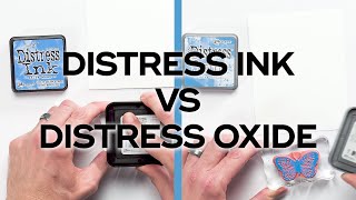 1Minute Guide The Difference Between Distress Inks amp Oxides [upl. by Reinaldo]