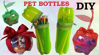 10 DIY Creative Ways to Reuse  Recycle Plastic Bottles part 1 [upl. by Easter410]