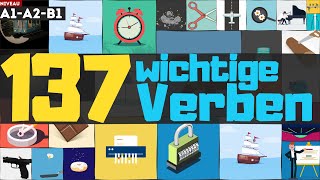 114  137 wichtige Verben mit Beispielen  137 most common verbs in german with examples [upl. by Ricker994]