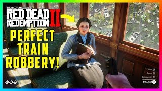 Red Dead Redemption 2 PERFECT Train Robbery Location  NO Bounties NO Lawmen amp NO Wanted Level [upl. by Cirek]