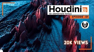 Houdini Tutorial  For beginner  Episode  01 [upl. by Aneele]