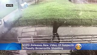 NYPD Releases New Video Of Suspects In Deadly Brownsville Shooting [upl. by Narag]