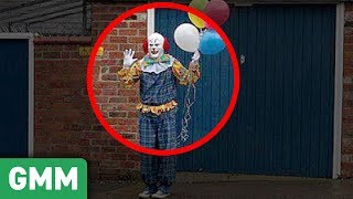 Real Clowns Creepier than Pennywise from IT [upl. by Lesde]