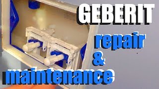 Geberit toilet repair and maintenance  How to [upl. by Claretta]