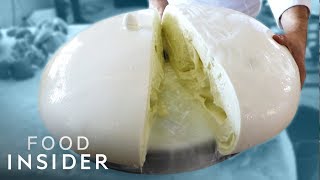 How Italy’s Biggest Mozzarella Balls Are Made  Regional Eats [upl. by Adle]