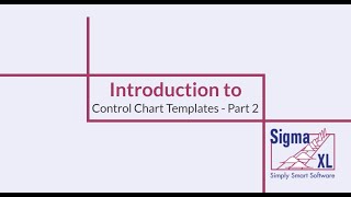 Introduction to Control Chart Templates Part 2  TimeWeighted [upl. by Cogen868]