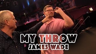 HOW TO PLAY DARTS  We look at James Wade in another My Throw [upl. by Sturdivant]