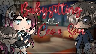 Babysitting the ceos son  Gacha Life  GLMM  Gacha Life Mini Movie [upl. by Ytinirt]