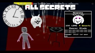 Roblox Untitled UTMM Game  All Secrets  Battle Cats Secrets [upl. by Ayifa728]