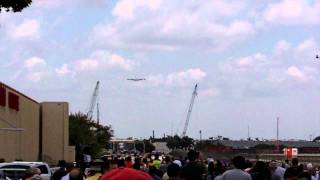 Lufthansa Airbus A380 First Landing in Miami [upl. by Arrais157]