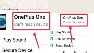 Google Find my Device App Fix Cant Reach Device amp Contacting Device Problem [upl. by Eizzil221]