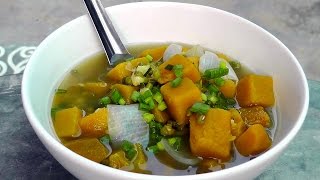 Vegan Vegetarisches Vietnamesisches Rezept Kürbissuppe mit Mungbohnen [upl. by Yerd376]