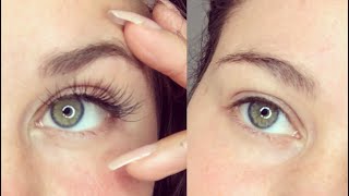 DIY Wimpernverlängerung mit EINZELWIMPERN selber machen I Marina Si [upl. by Sarene]