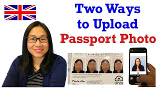 HOW TO UPLOAD PASSPORT PHOTOS ONLINE  BRITISH PASSPORT APPLICATION  2021 [upl. by Erdman220]