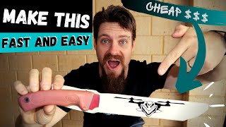 DIY Custom PVC Knife Sheath Tutorial [upl. by Mcadams560]