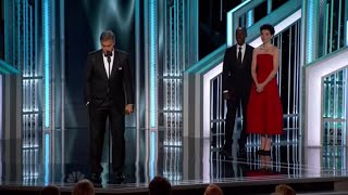 Julianna Margulies presents the DeMille Award to George Clooney [upl. by Ahsener284]