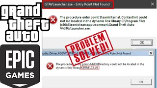 Entry point not found GTA 5 [upl. by Duvall]