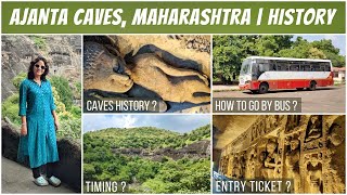 AJANTA CAVES HISTORY amp COMPLETE GUIDED TOUR  Ajanta Ellora Caves  अजिंठा लेणी [upl. by Millicent]