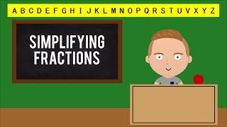 Simplifying Fractions Rap Typography Math [upl. by Alrrats]