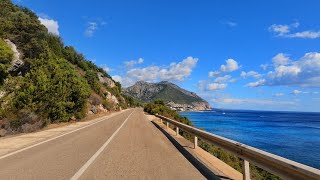 SARDINIA scenic drive  Cala Gonone  Italy [upl. by Cassie]