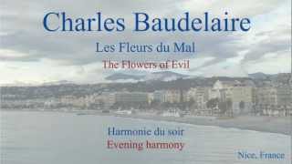 French Poem  Harmonie du Soir by Charles Baudelaire  Slow Reading [upl. by Paske]