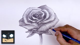 How To Draw A Rose 🌹 Mother’s Day Sketch Tutorial [upl. by Ahsiliw]