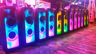 12x JBL PARTYBOX 1000  AWESOME LIVE EVENT [upl. by Alleinad]