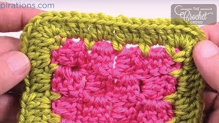 Crochet Border  Corner to Corner C2C  BEGINNER  The Crochet Crowd [upl. by Aratas]