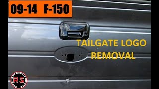 How to remove the Ford logo on your F150 tailgate [upl. by Barsky]