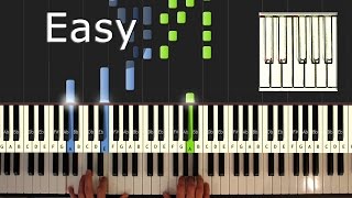 Debussy  Clair de Lune  Piano Tutorial Easy  How To Play Synthesia [upl. by Shem]