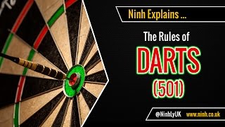 The Rules of Darts 501  EXPLAINED [upl. by Brottman157]