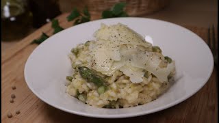 The Ultimate Asparagus Risotto  Spring Asparagus Risotto [upl. by Brenan]