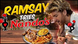 Gordon Ramsay tries NANDOS [upl. by Kotto]