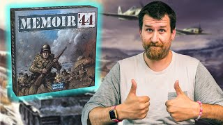 BEST WAR GAME EVER  Memoir 44 Review and How To [upl. by Nenney]