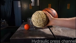 Crushing balls with hydraulic press VOL 1 [upl. by Pappano62]