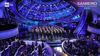 Sanremo 2023  Lapertura della serata finale [upl. by Eninnaej]