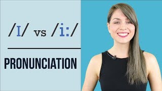 ɪ vs i  Learn English Pronunciation  Minimal Pairs Practice [upl. by Kerri]