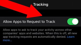 How to Turn On Tracking on iPhone [upl. by Izak]