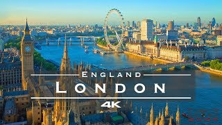 London England 🇬🇧  by drone 4K [upl. by Whittemore763]