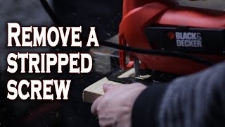 5 Ways to Remove Stripped Screws [upl. by Crispas]